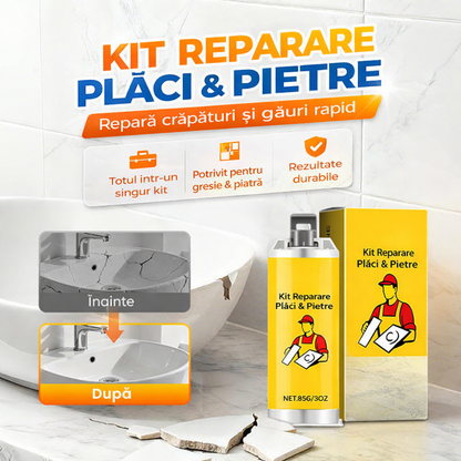 Kituri multifuncționale de reparare pentru crăpături în plăci și piatră